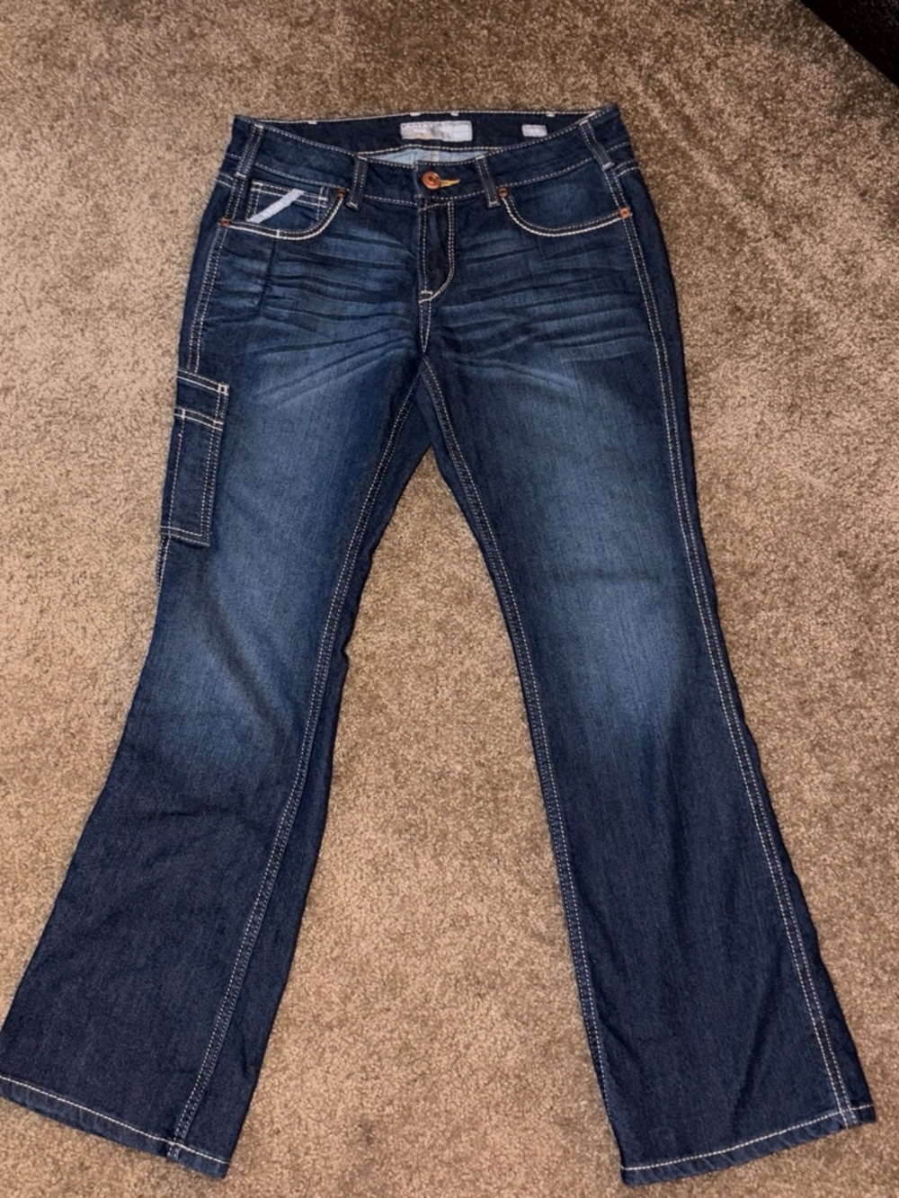 2 pairs of Ariat Bootcut Rebar Jeans